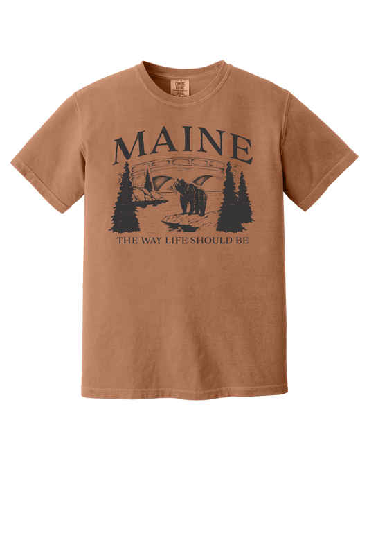 Maine Bear Tee