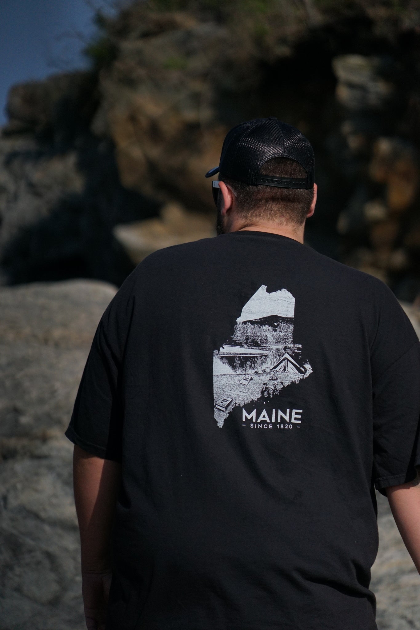 Maine Camping Tee