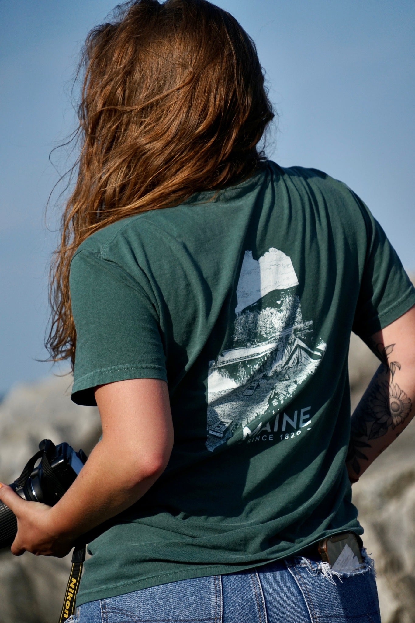 Maine Camping Tee