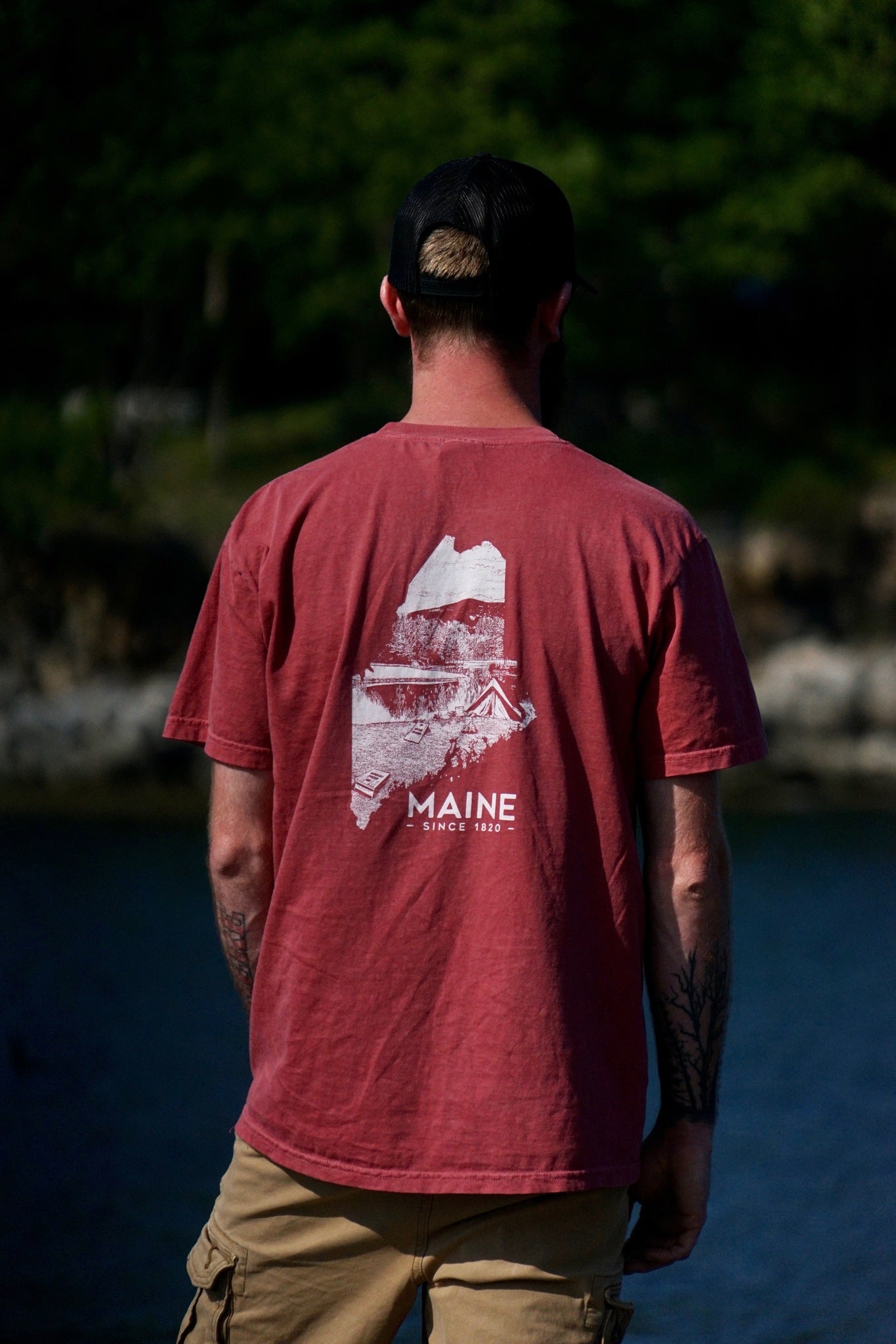 Maine Camping Tee