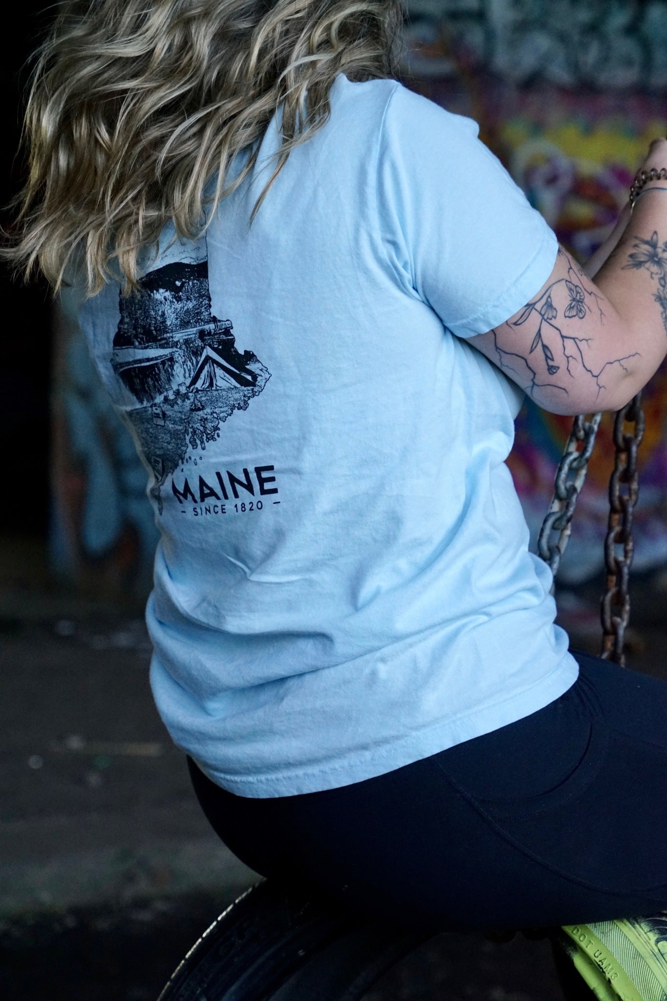 Maine Camping Tee