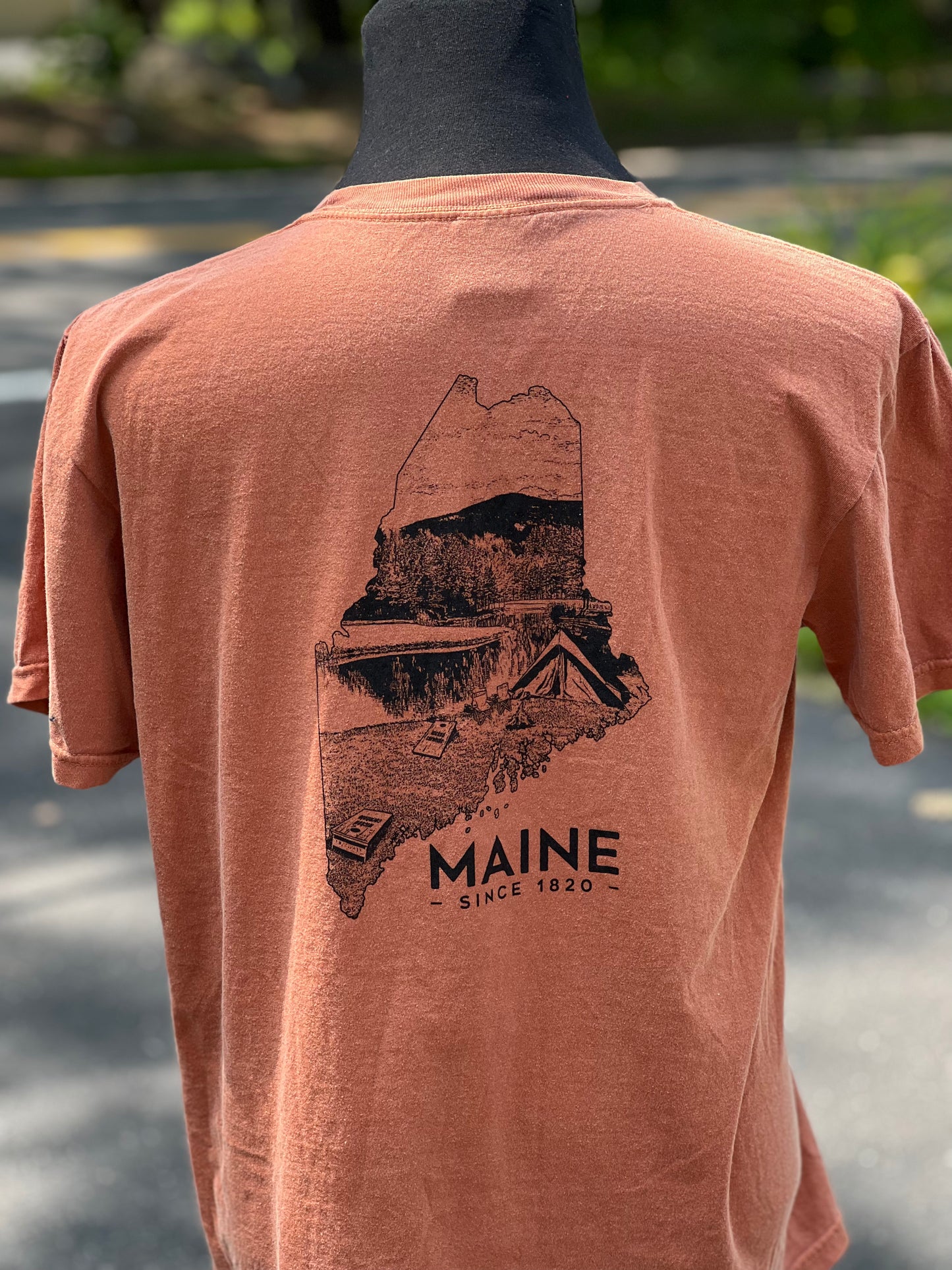 Maine Camping Tee
